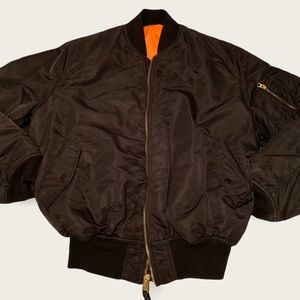 Vintage Bomber Jacket, no labels, size small